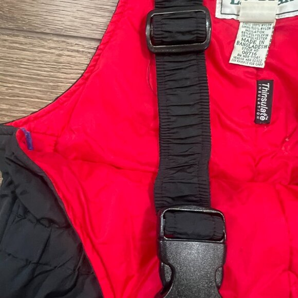 Vintage L. L. Bean Youth Snow Bibs, Zip Sides, Adjustable Straps, Insulated - Picture 6 of 14